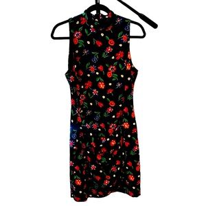 Evan-Picone Women’s Floral sleeveless sheath Dress size 12 used lined excellent.